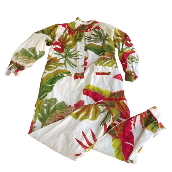 FARM Rio Spring Forest Jumpsuit One Piece Long Sleeves Multicolor Size XS - Picture 7 of 13